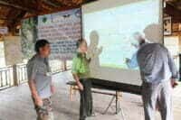 4_Tranees discussing how to arrange the elephant monitoring transects
