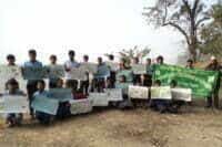 Art competion in wetland day