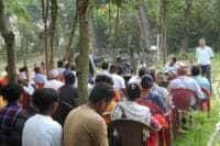 Interachtion with villagers on elepahnt conservation